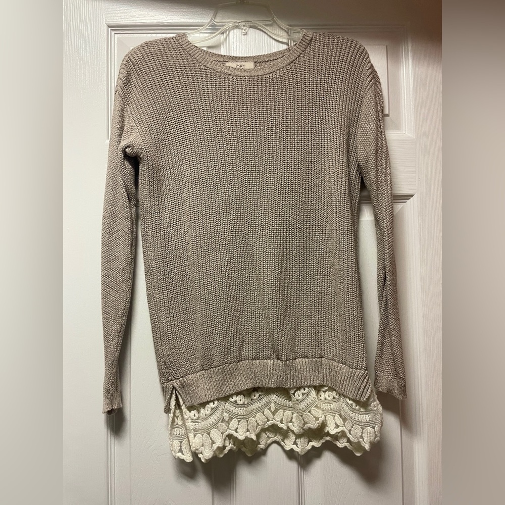 Lace Detailing Sweater